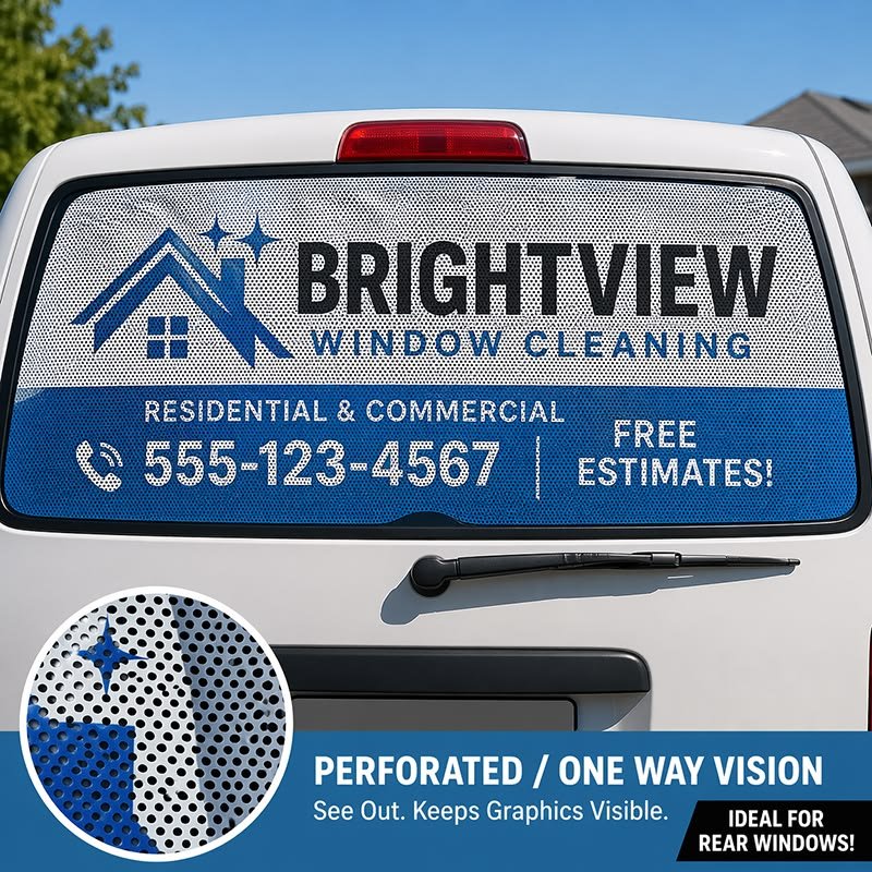 Self Adhesive One Way Vision