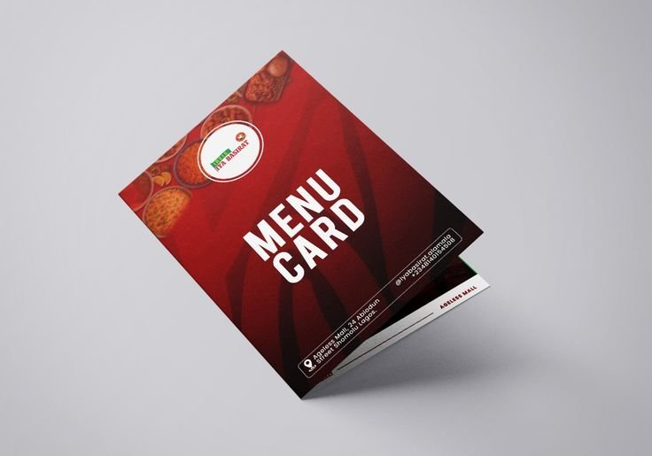 Menu Cards