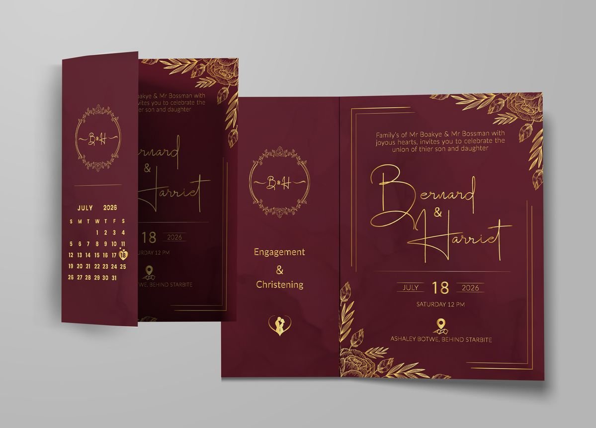 Modern Wedding Cards
